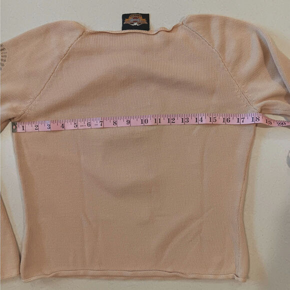 Harley Davidson Motor Cycles embroidered Eagle sweater - Picture 4 of 6